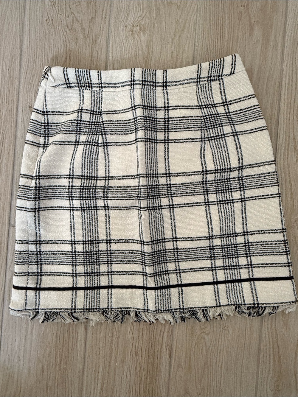 NWT Claudie Pierlot Suzanneh19 Checked Tweed Mini Skirt FR 36 - Picture 2 of 7
